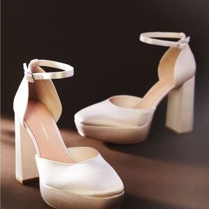 Loeffler Randall Selina Closed-Toe Platform Heels bought from Anthropologie